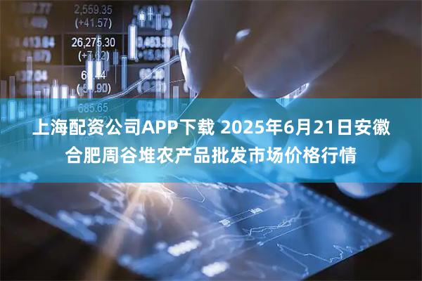 上海配资公司APP下载 2025年6月21日安徽合肥周谷堆农产品批发市场价格行情