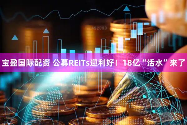 宝盈国际配资 公募REITs迎利好！18亿“活水”来了